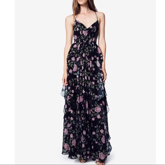 fame and partners floral dress